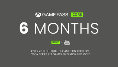 Xbox Live Gold 6 Month Membership