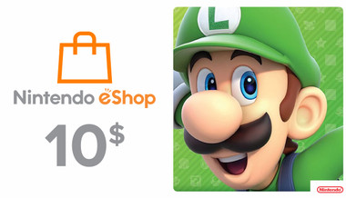 Comprar Tarjeta Nintendo 10$ Nintendo Eshop