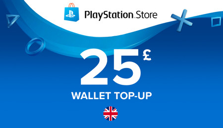 PlayStation Network Card 25£ background