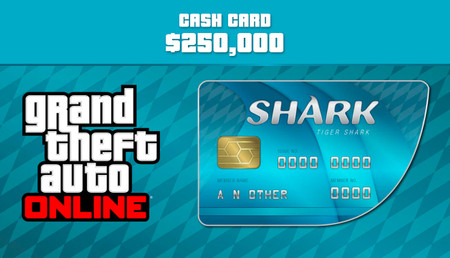 Grand Theft Auto Online: Tiger Shark Cash Card background