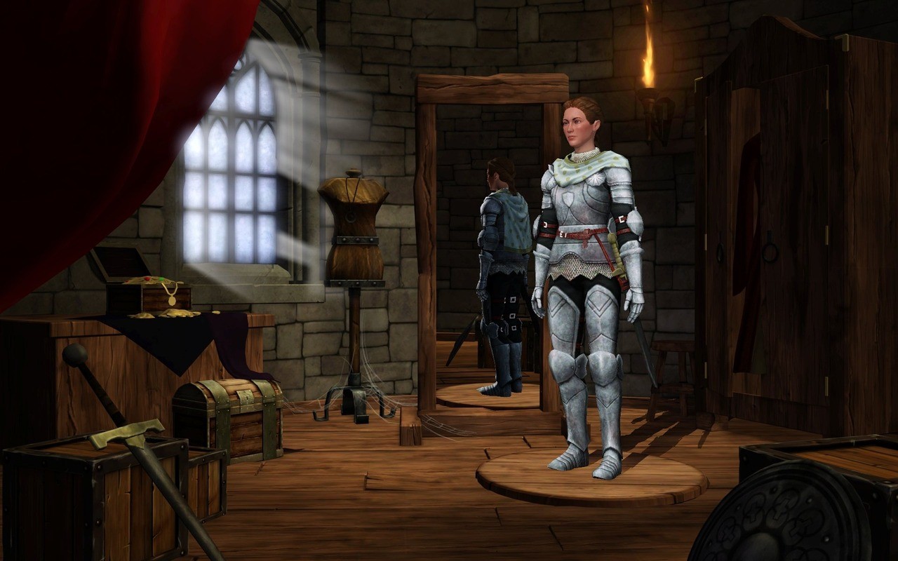 Sims medieval искать упоминания о фонтане в книжном шкафу