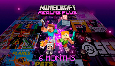 Minecraft Realms Plus - Subscrição 6 meses