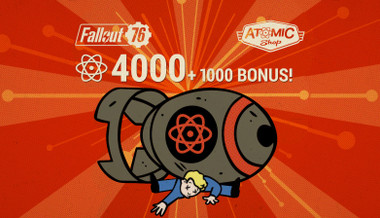 Fallout 76: 4000 (+1000 Bonus) Atoms (Xbox ONE / Xbox Series X|S)