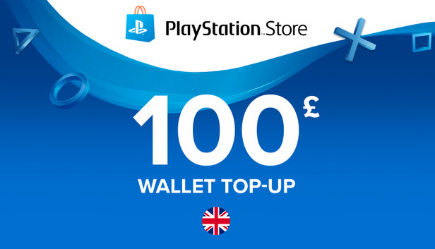 Cartão PlayStation Network 100£