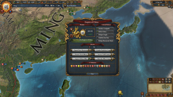 Europa Universalis IV: Mandate of Heaven screenshot 1