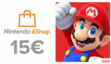 Nintendo eShop Kaart 15€ Nintendo eShop Kaart 15€