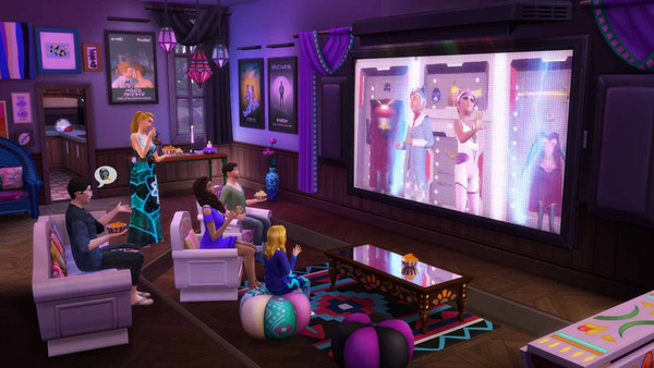 The Sims 4 Kino Domowe Akcesoria screenshot 1
