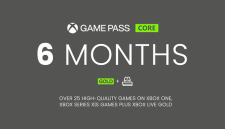 Xbox Live Gold 6 Month Membership background