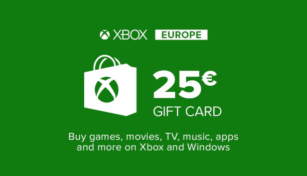 Xbox Gift Card 25€ (Euro area)