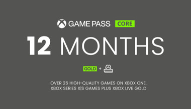 Xbox Live Gold 12 Month Membership