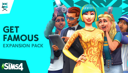 the sims 4 get famous pc mac game origin cover