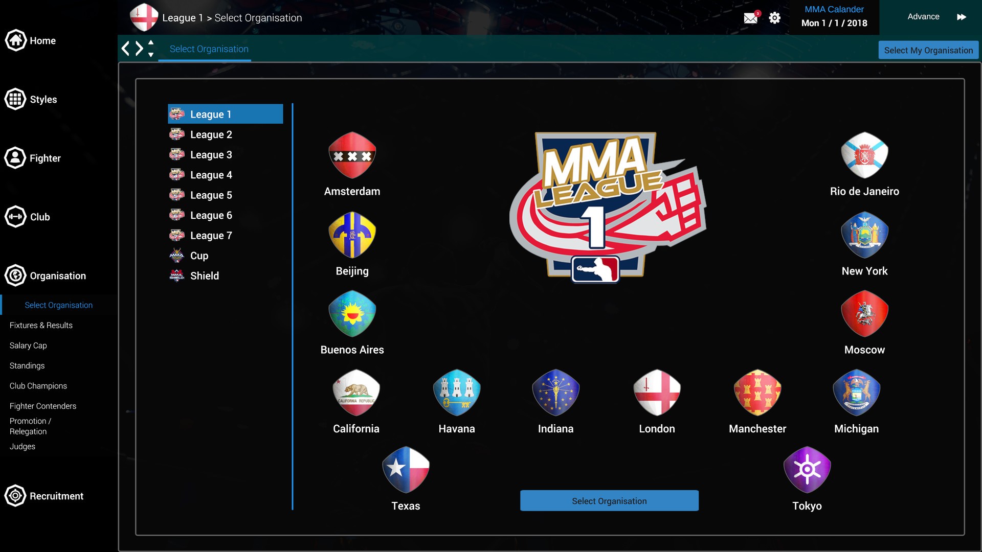 mma manager requirements california