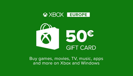 Cartão de Oferta Xbox Live 50€ (área euro) background