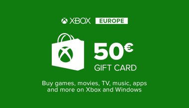 Xbox Gift Card 50€ (Euro area) Xbox Gift Card 50€ (Euro area)