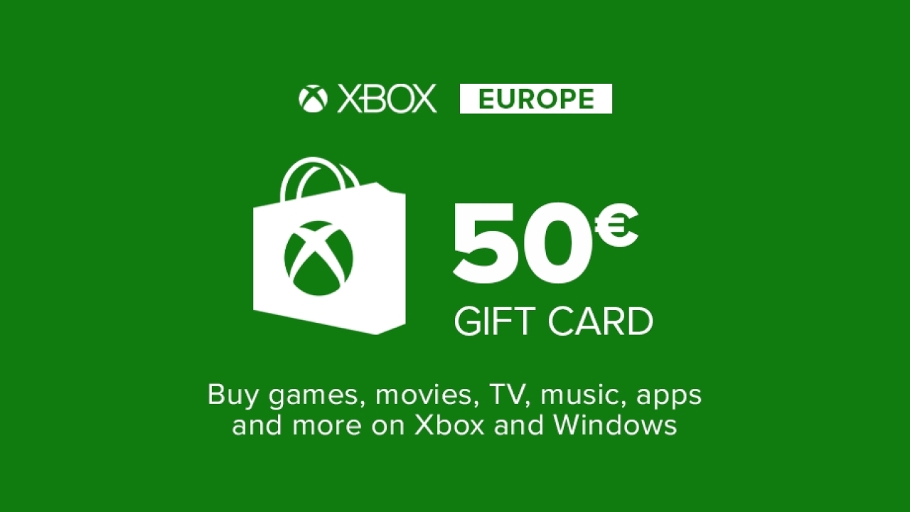 xbox euro gift card