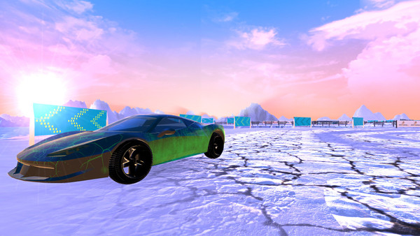 Frozen Drift Race screenshot 1