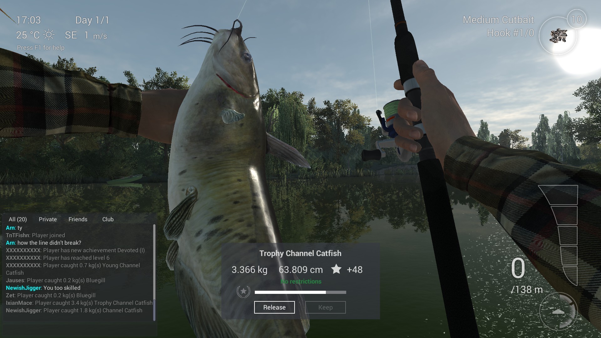 fishing planet xbox one cast further