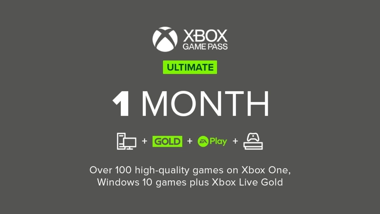 xbox game pass ultimate ($1)