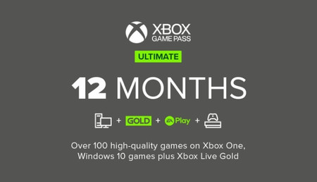 Xbox Game Pass Ultimate 12 Months background