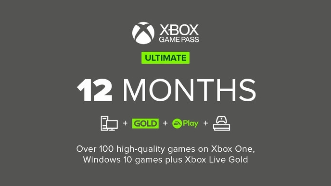 xbox game pass ultimate 12 month gift card
