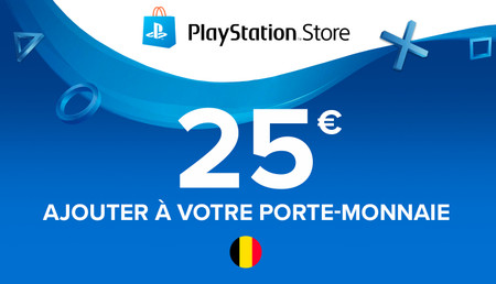 Carta PlayStation Network 25€ background