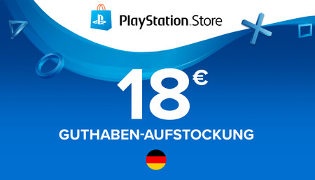 PlayStation Network Card 18€ background