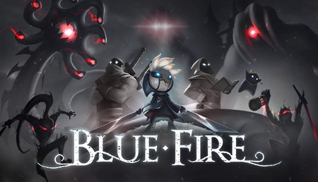 Blue Fire background