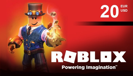 Roblox Card $20 - 1700 Robux background