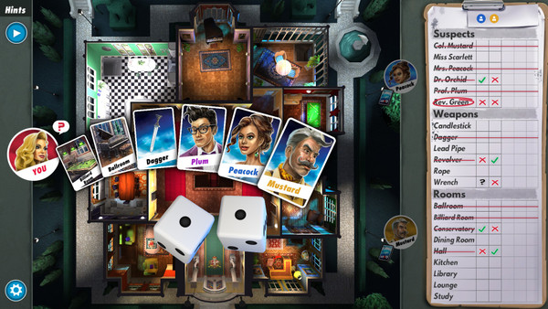 Clue/Cluedo: The Classic Mystery Game screenshot 1