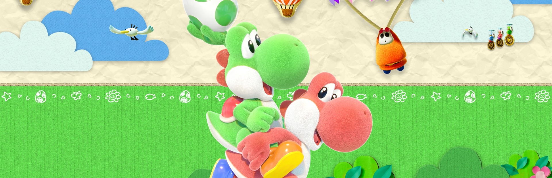 Banner Yoshi's Crafted World Switch