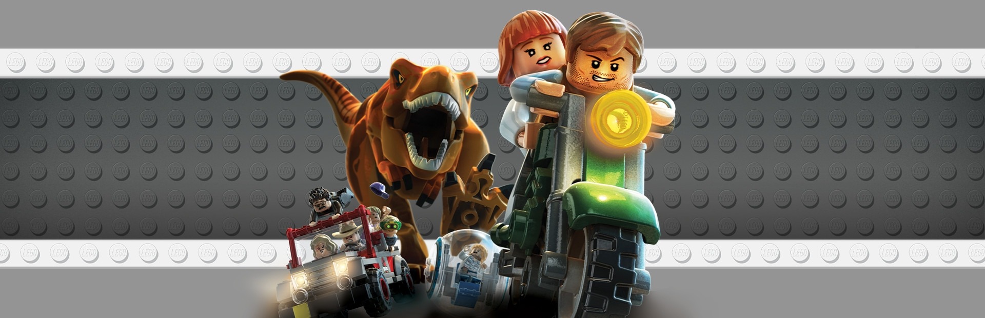 Banner Lego Jurassic World