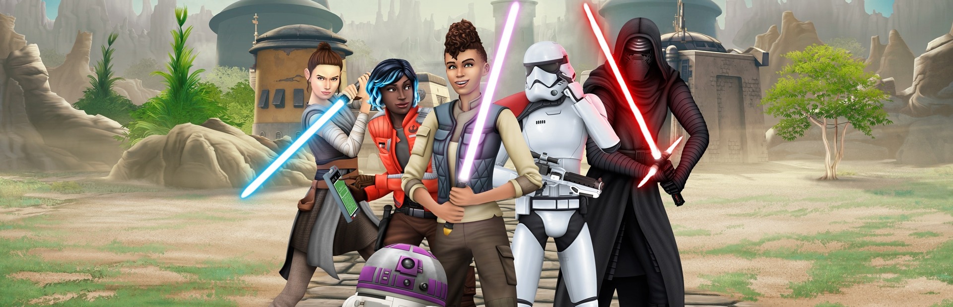 Banner The Sims 4 Star Wars: Journey to Batuu PS4